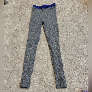 Tea Collection Gray and Blue Kids Leggings